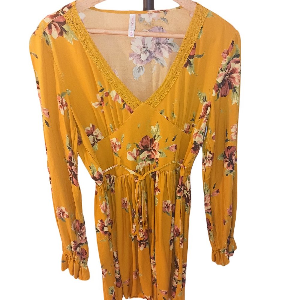 Yellow Floral Target Dress